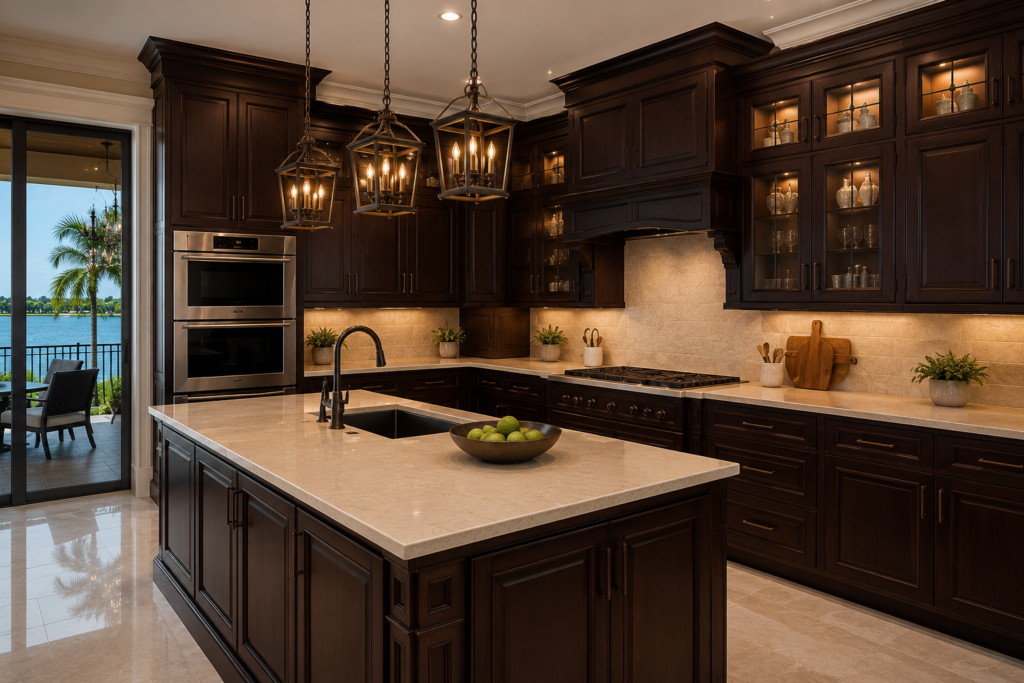 Classic Espresso Cabinets