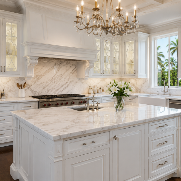 Galaxy Linen Kitchen Cabinet Collection