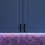 Shaker Navy Cabinet Door Sample