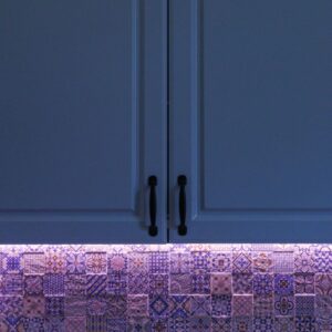 Shaker Navy Cabinet Door Sample