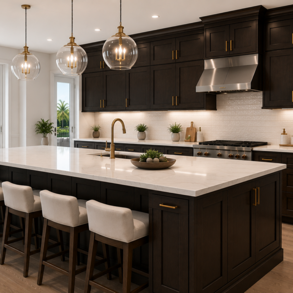 Echo Mocha Kitchen Cabinet Collection