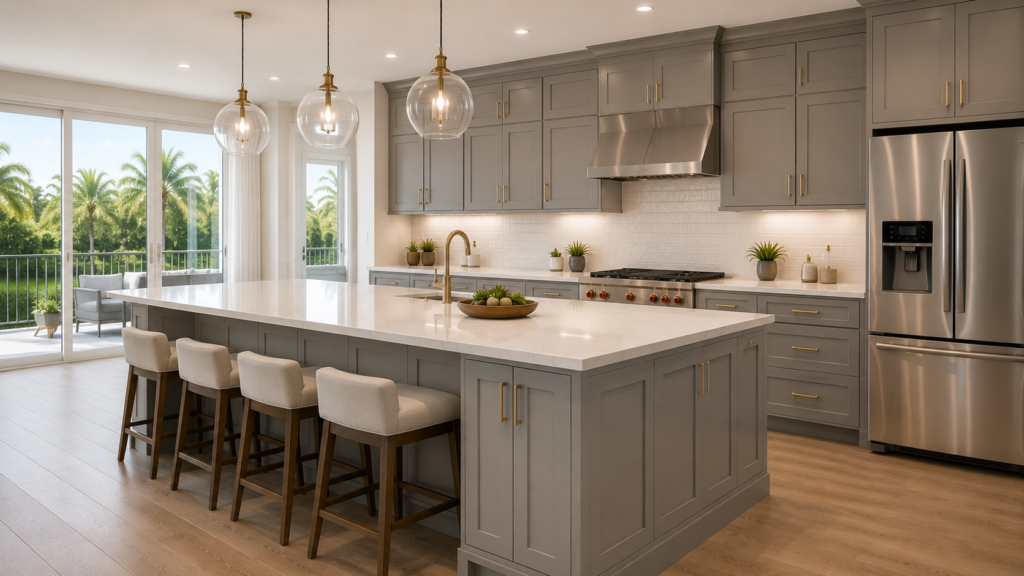 Shaker Gray Cabinets