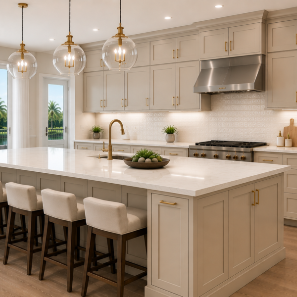 Shaker Honey Kitchen Cabinet Collection